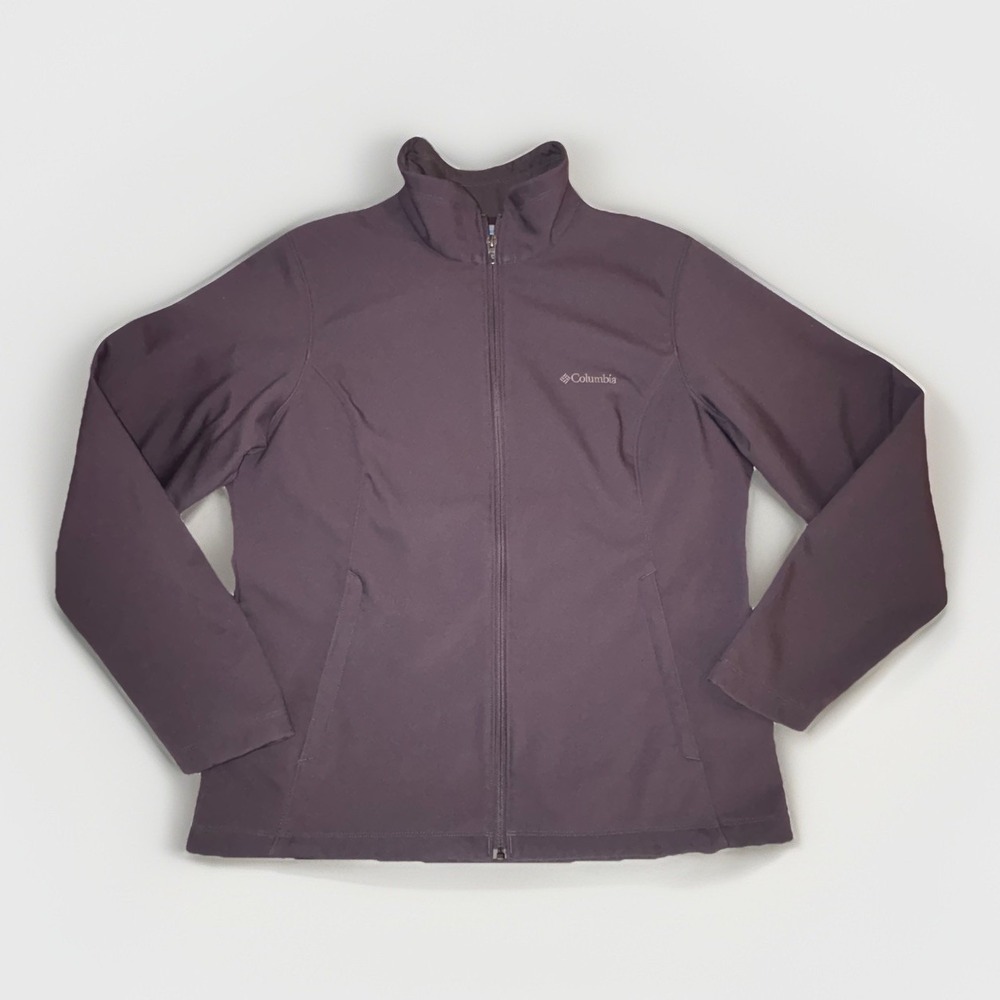 Columbia Women's Purple Kruser Ridge Full Zip Softshell Jacket‎ WL5343 Size XL